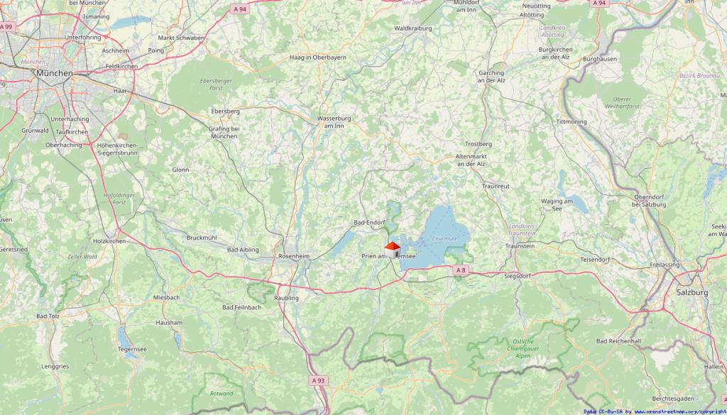 zwischen München und Salzburg