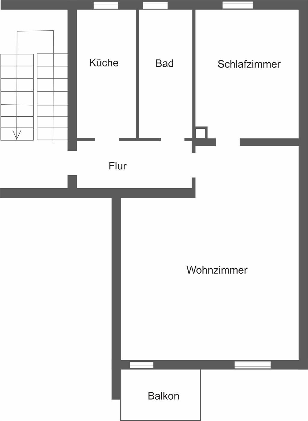 Grundriss Wohnung