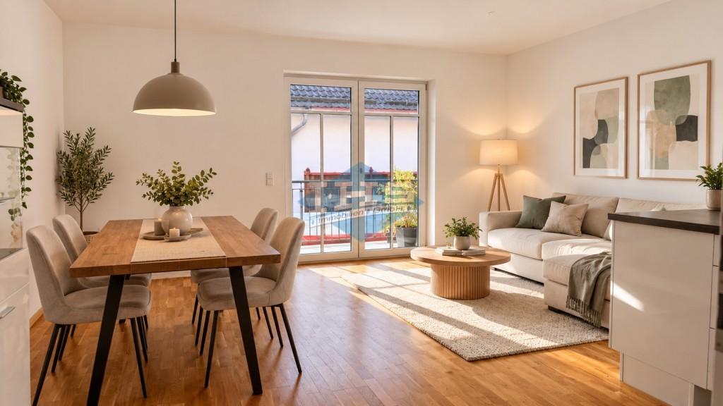 Moderne 3-Zimmer-Wohnung mit 2 Balkonen / S-Bahn-Nähe Heimstetten - Foto 1