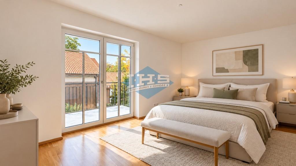 Moderne 3-Zimmer-Wohnung mit 2 Balkonen / S-Bahn-Nähe Heimstetten - Foto 4