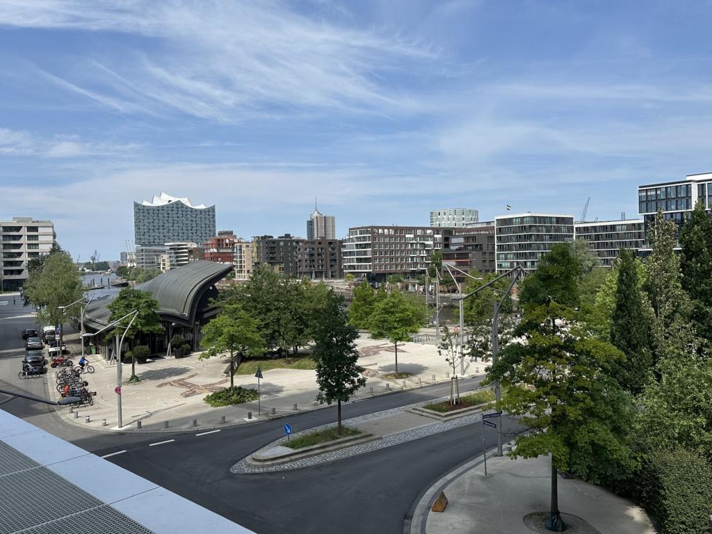 Ausblick auf die Elbphilharmonie