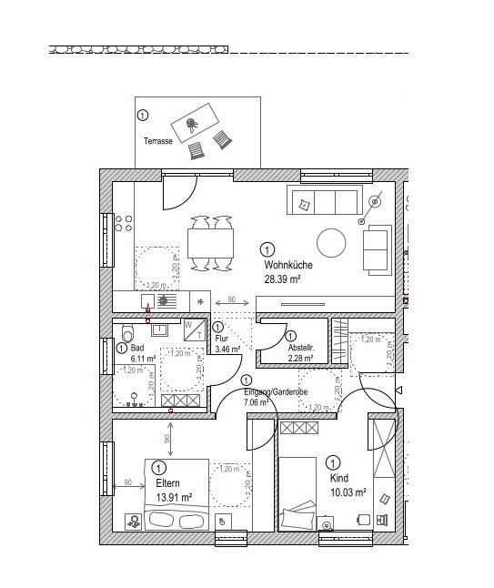 Grundriss WHG 1