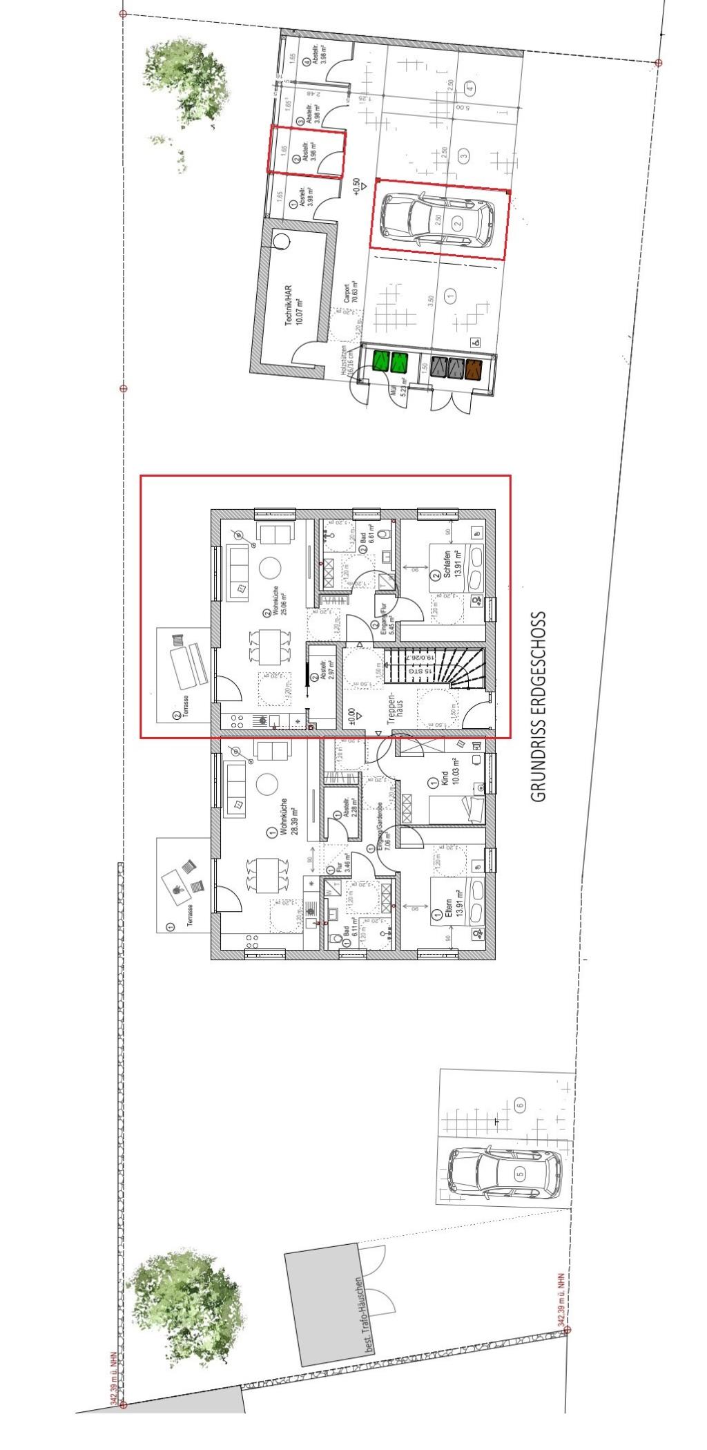 Grundriss EG - WHG 2