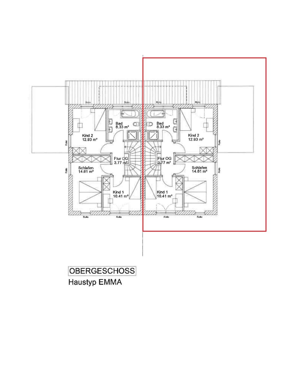 Grundriss Obergeschoss