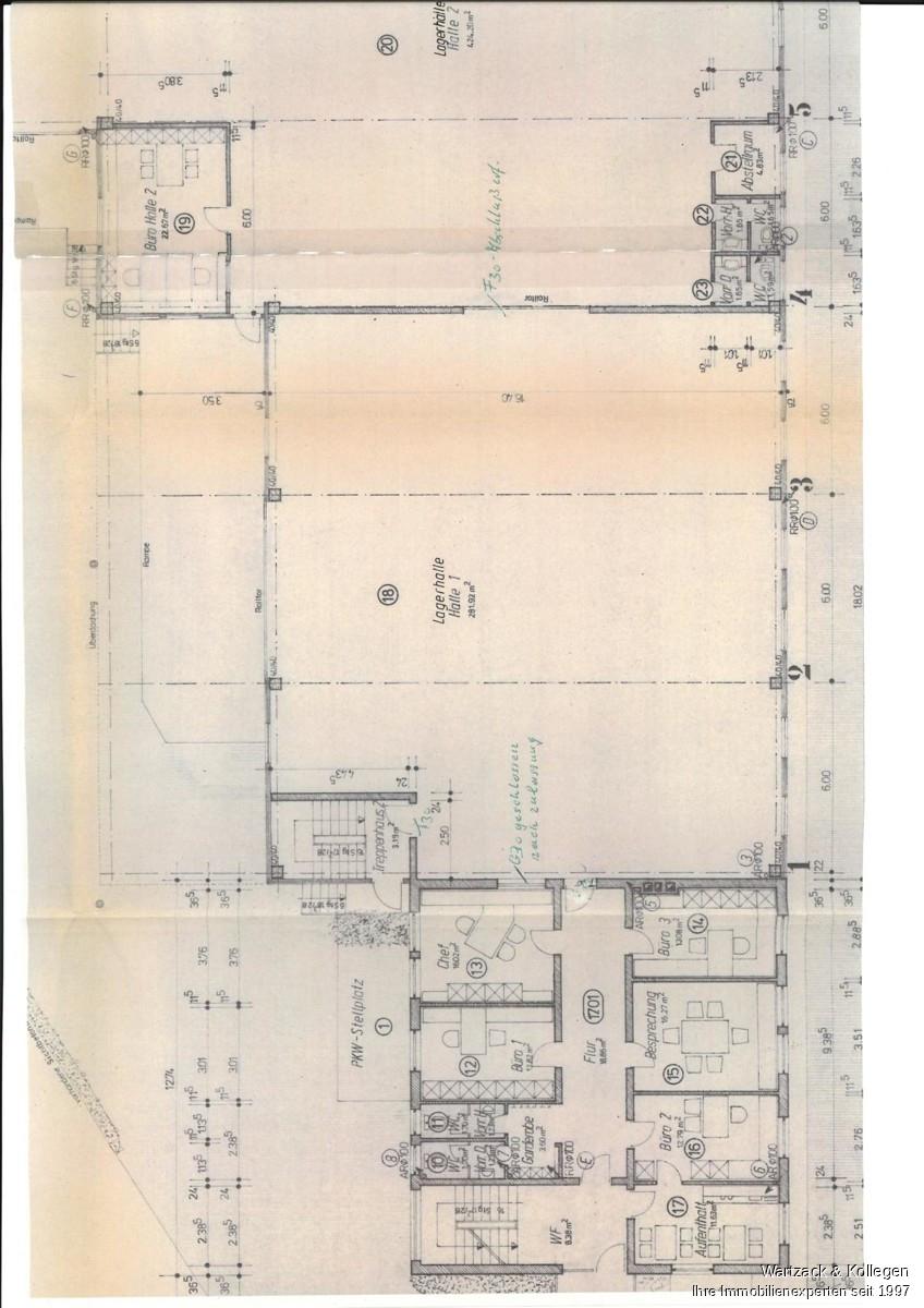Bürotrakt + Halle 1