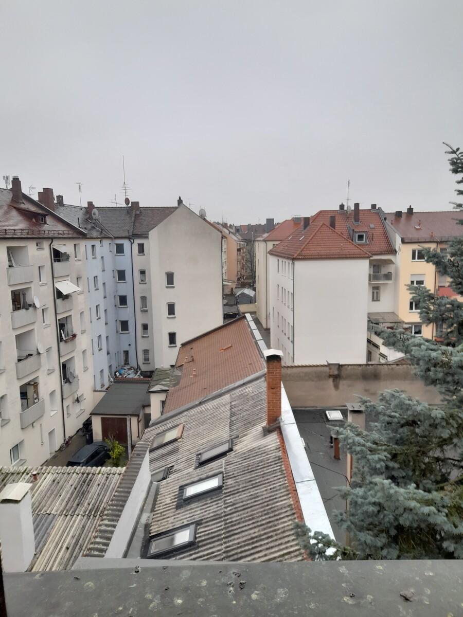 Ausblick vom Schlafzimmer