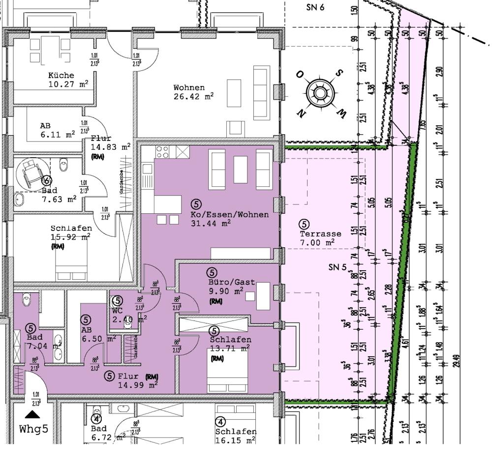 Grundriss Whg. 5