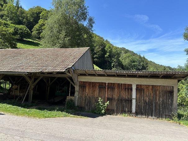 Schopf und Garagen