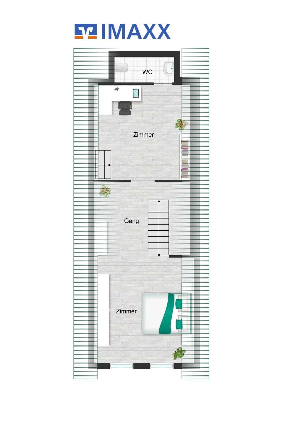 Vorderhaus links Dachgeschoss