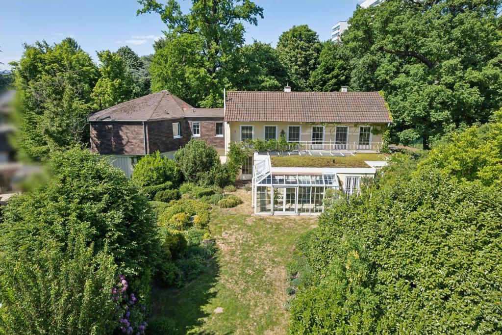 Drohenansicht Garten