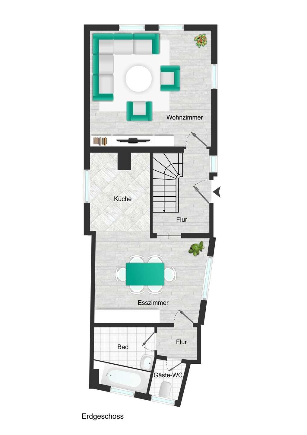 Grundriss Erdgeschoss 
