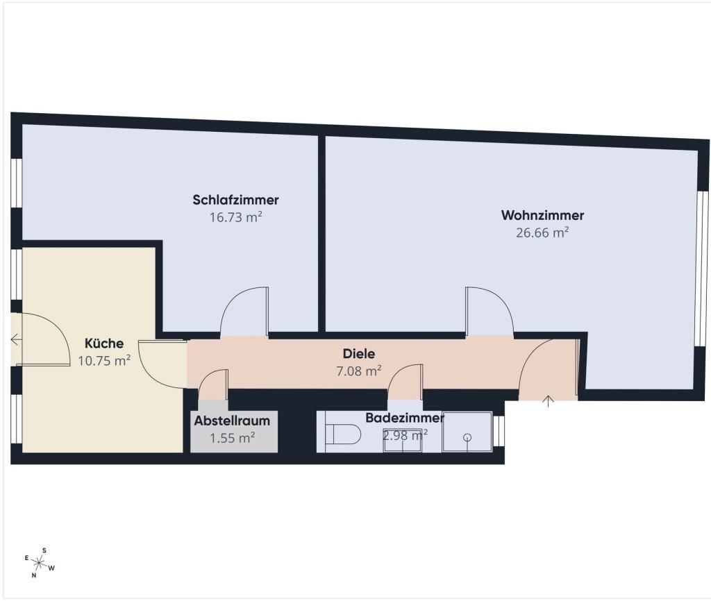 ***Gepflegte 2-Zimmer-Wohnung mit Terrasse in Hauneck-Unterhaun zu vermieten*** - Foto 5