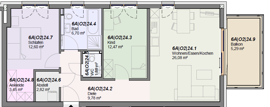 Helle 3-Zimmer-Wohnung mit Balkon in Gießen! - Photo 5