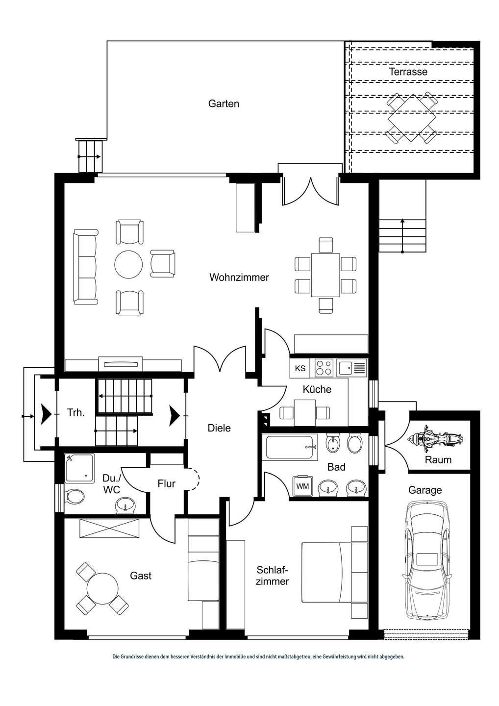 Grundriss Erdgeschoss 