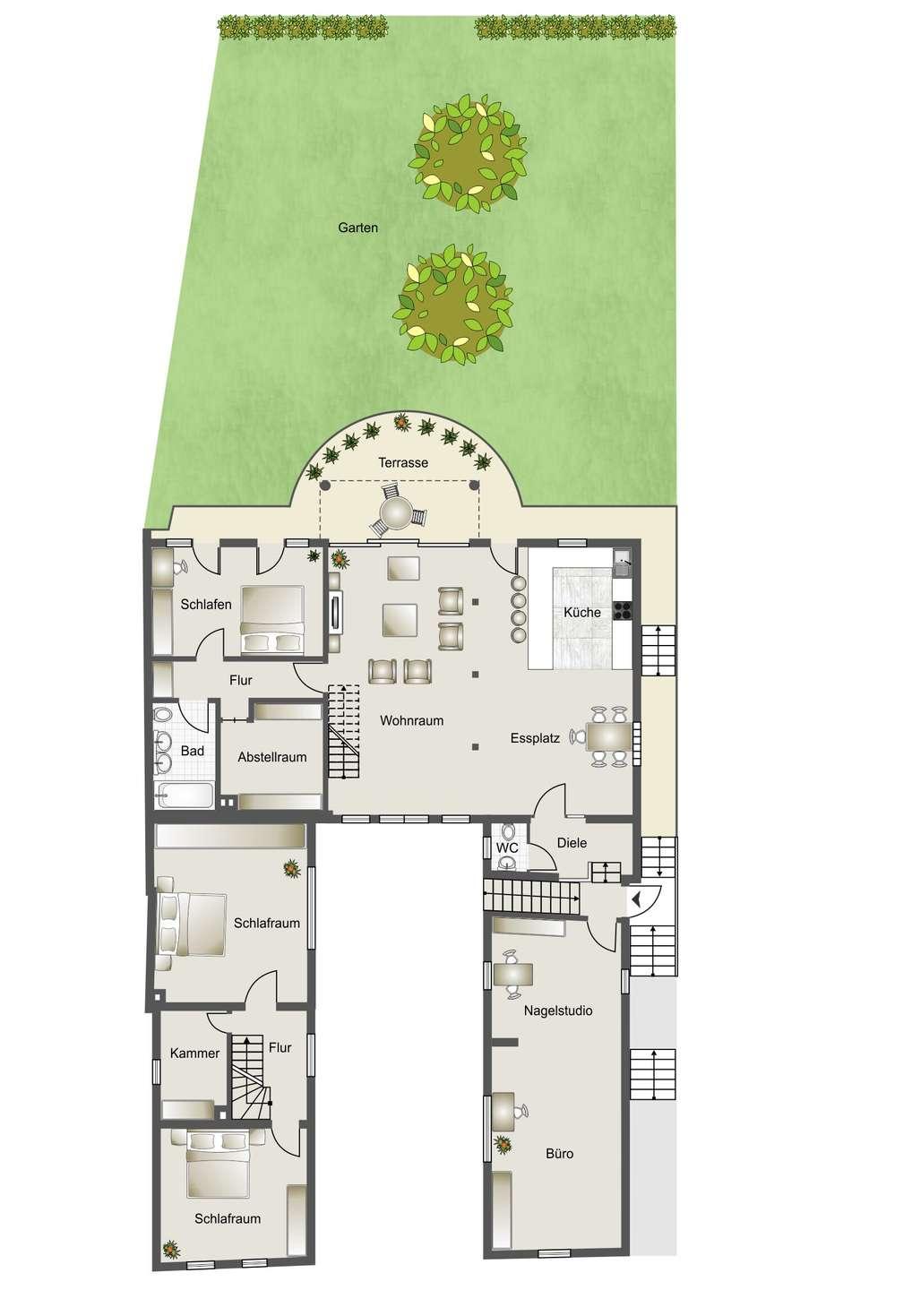Grundriss 1. Obergeschoss