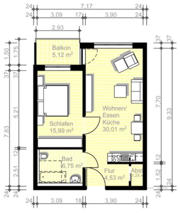 Barrierefreie Zwei-Zimmer-Wohnung in Heringen - Foto 5