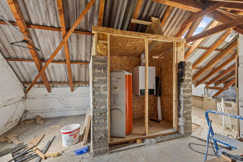 Dachboden mit vorinstallierter Gasheizung 