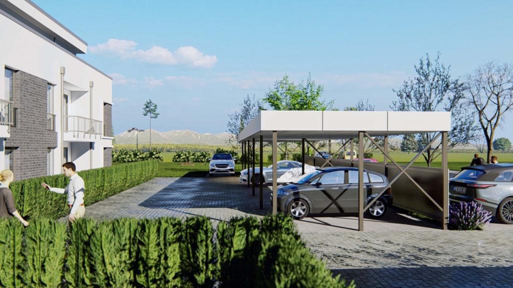Visualisierung Carportanlage