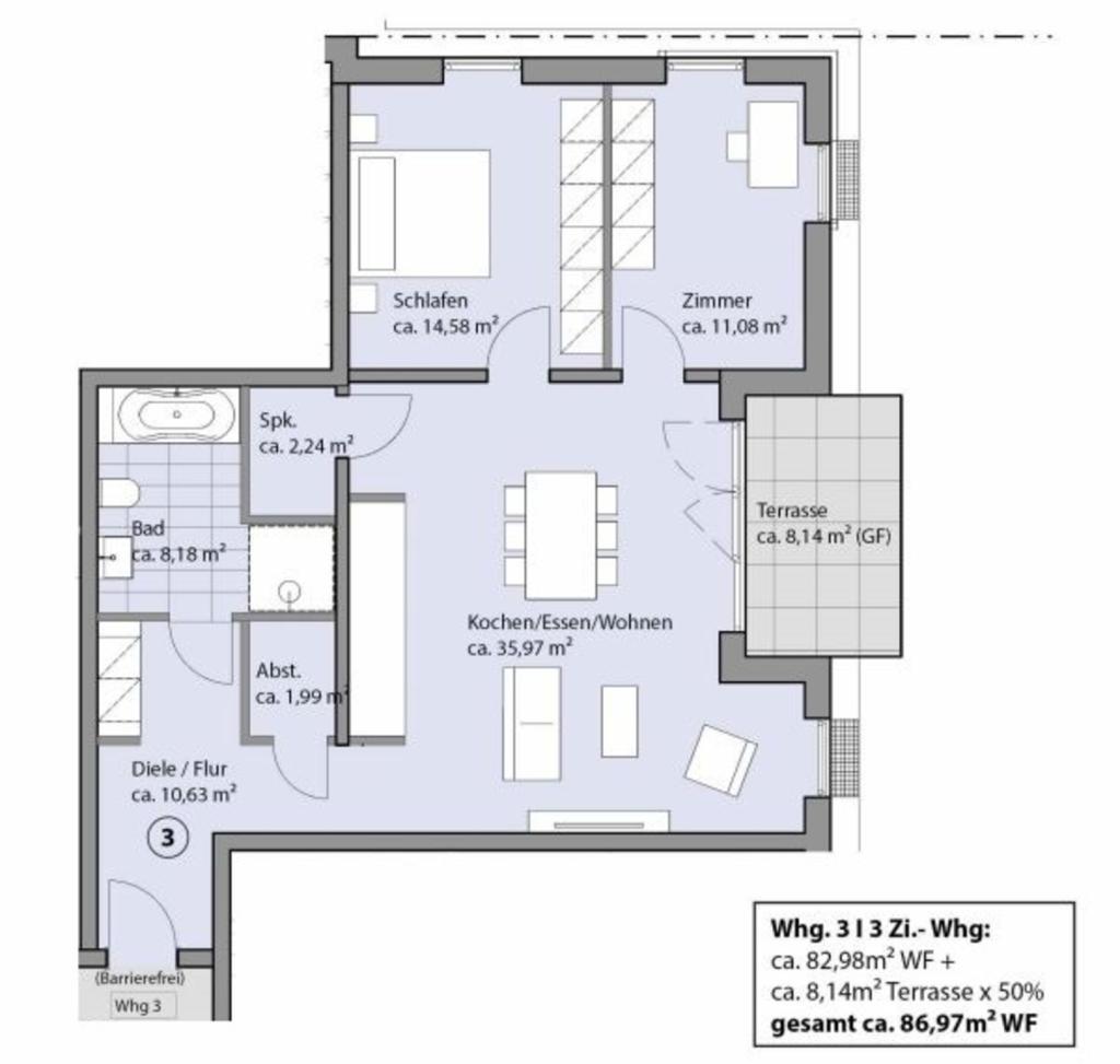 Grundriss WHG 3