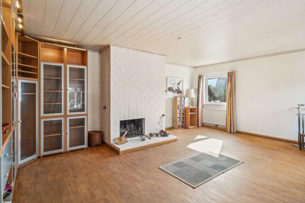 Wohnzimmer mit Kaminofen