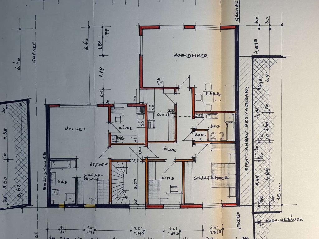 Grundriss 2.OG Hinterhaus