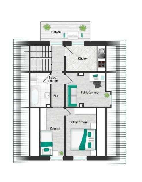 Grundriss Obergeschoss