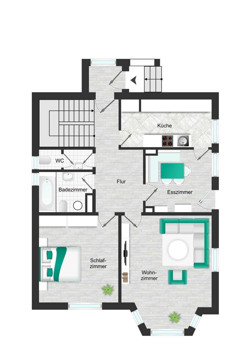 Grundriss Erdgeschoss