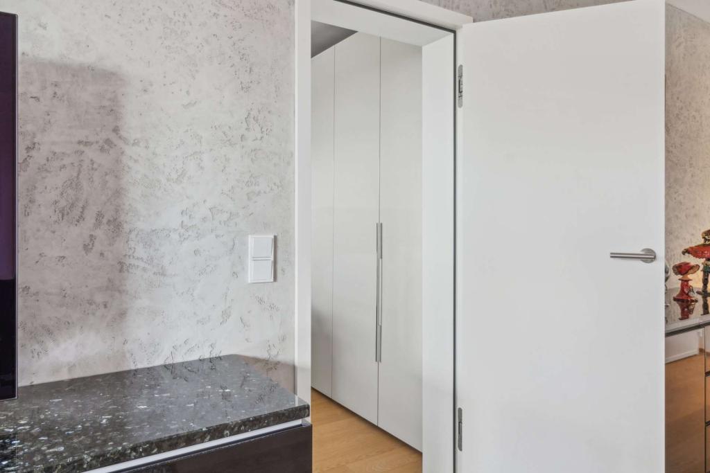 Wand mit Betonoptik
