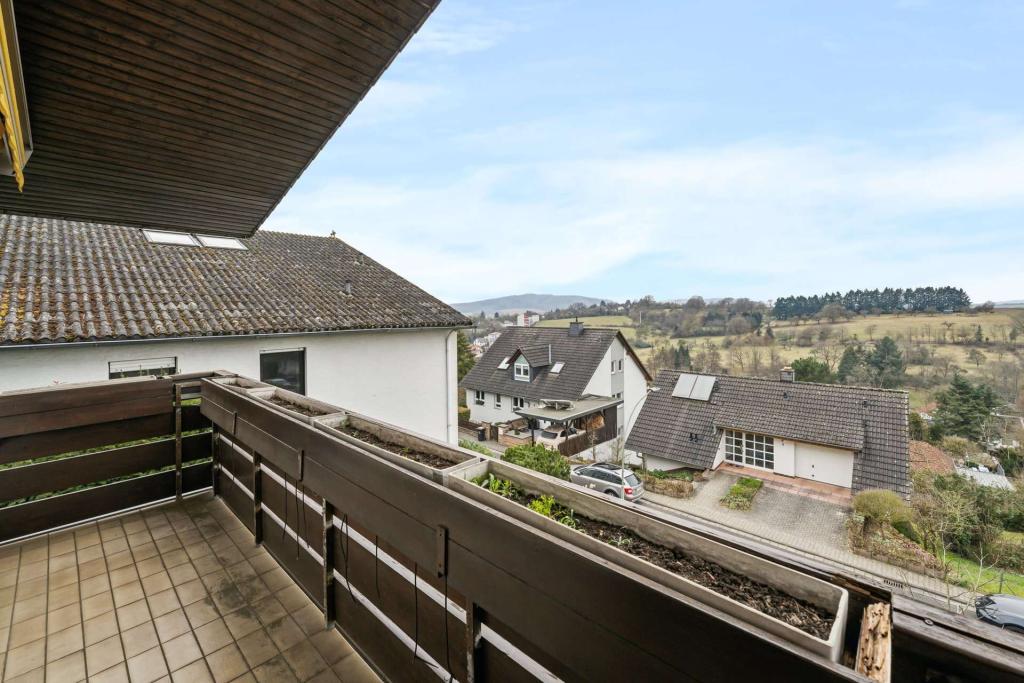 Blick vom Balkon
