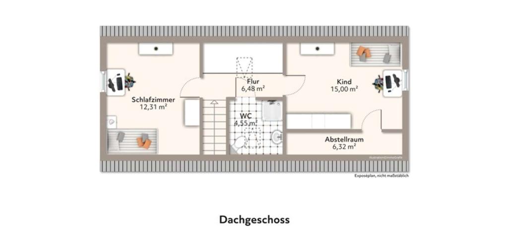 Grundriss Dachgeschoss
