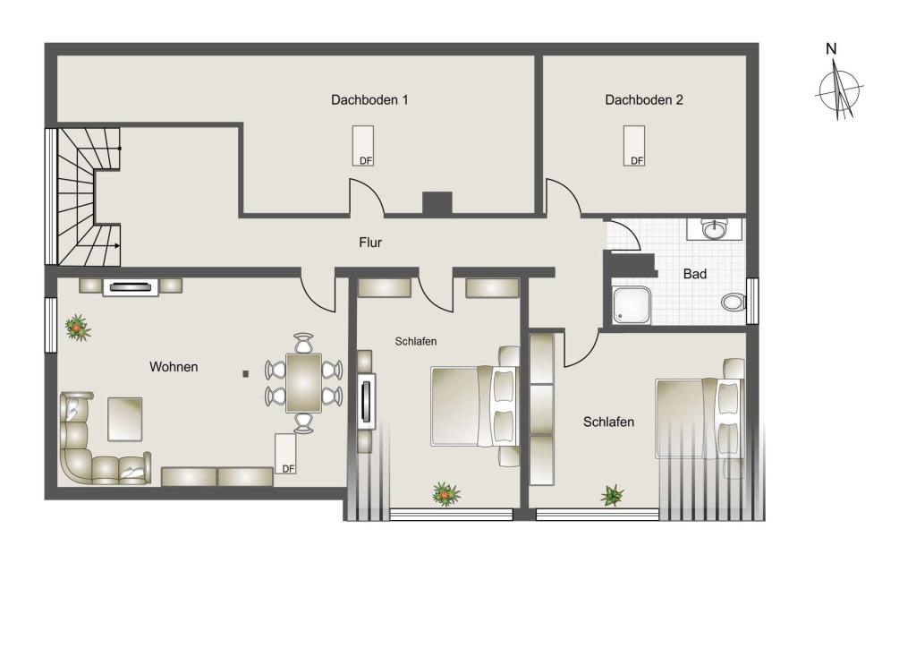 Grundriss Dachgeschoss