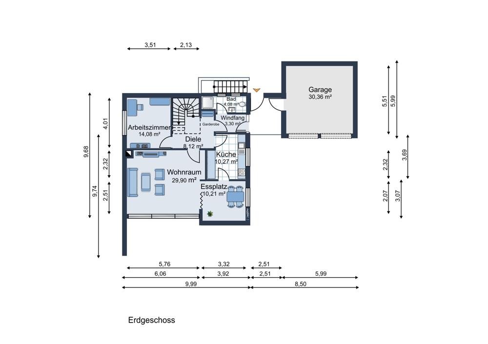 Grundriss EG