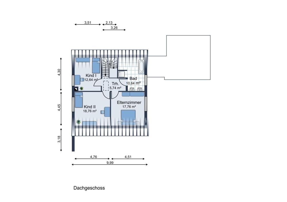 Grundriss DG