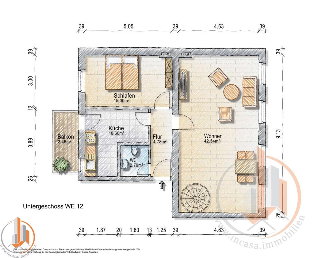 Grundriss WE12 2. OG