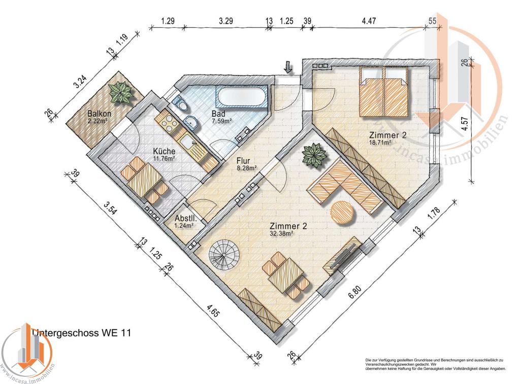 Grundriss WE11 2. OG