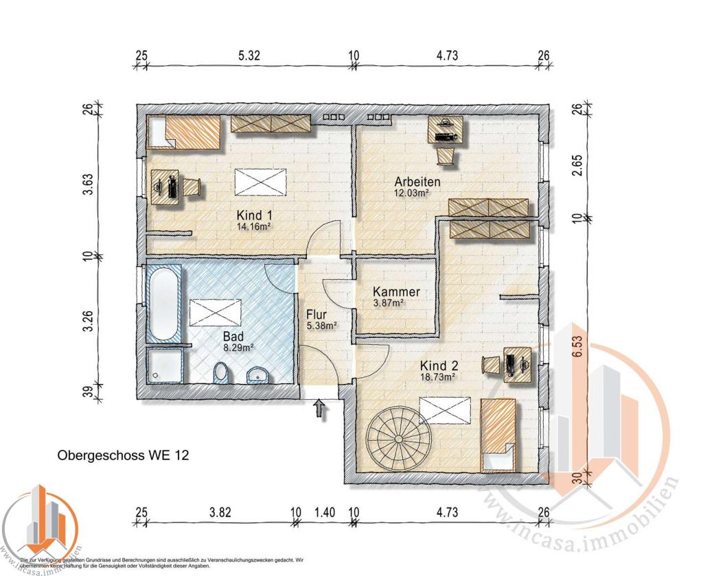 Grundriss  WE12 DG