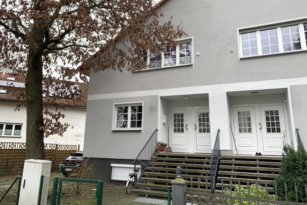 Ansicht Doppelhaushälfte (Eingang links)