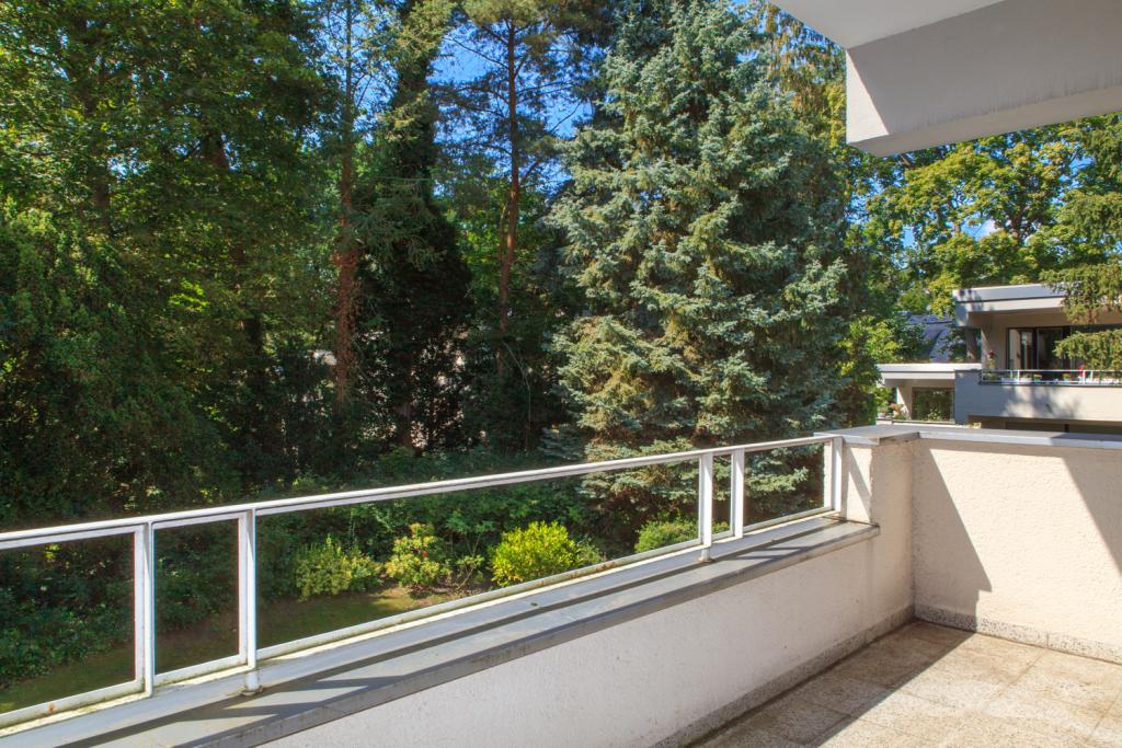 Blick vom Balkon