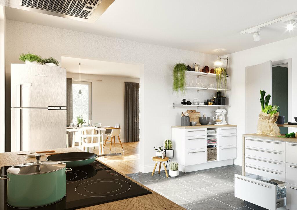 Wo der Duft von Zuhause entsteht – die Küche als Herzstück des Hauses.“