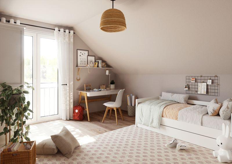Ein Kinderzimmer, das Stil und Herzenswärme vereint.