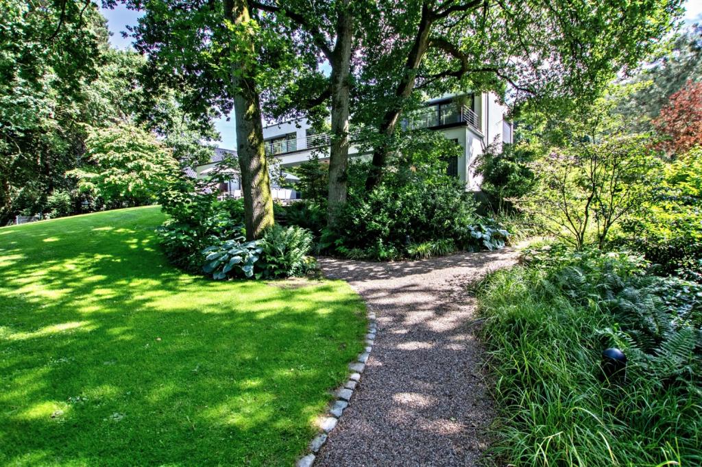 Blick durch den Garten 