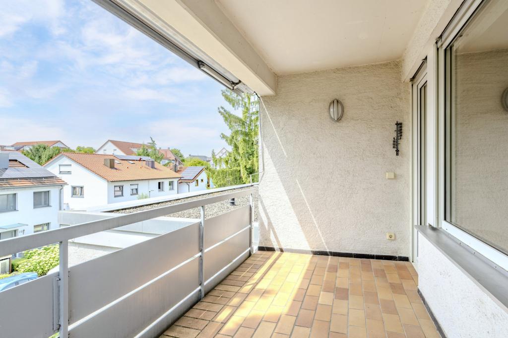 Überdachter Balkon