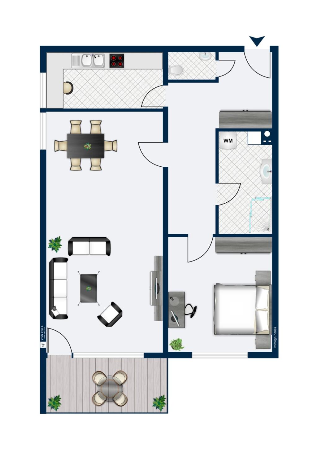 Illustration Grundriss