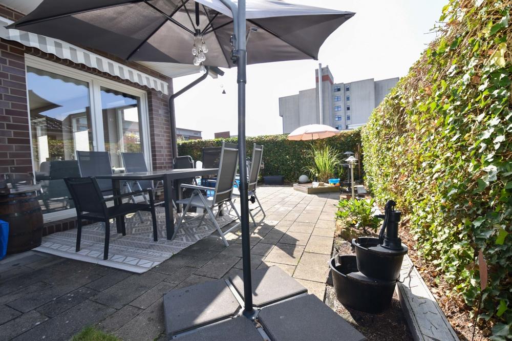 Blick auf die Terrasse