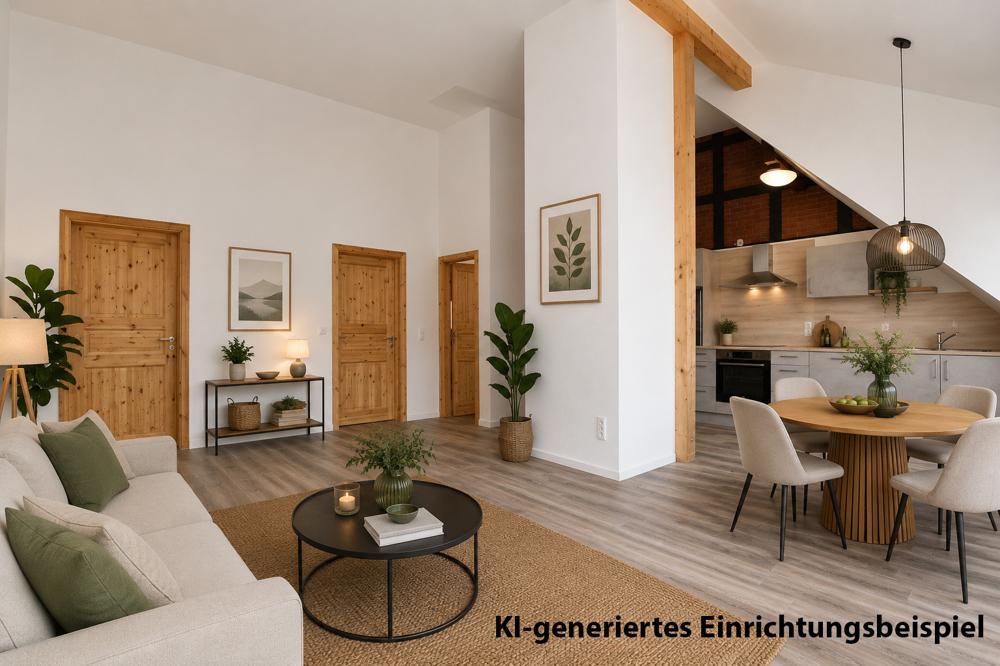 Die etwas außergewöhnliche Mietwohnung mit Einbauküche in der Gemeinde Bösel - Foto 2