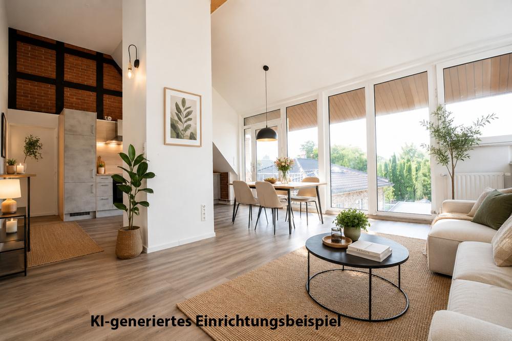 Die etwas außergewöhnliche Mietwohnung mit Einbauküche in der Gemeinde Bösel - Foto 4
