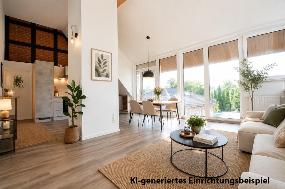 Die etwas außergewöhnliche Mietwohnung mit Einbauküche in der Gemeinde Bösel - Foto 1