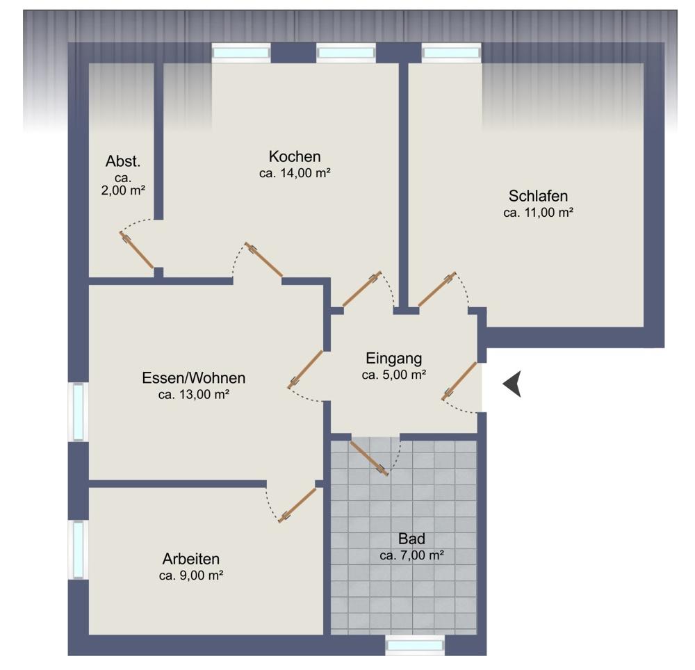Erstbezug - Neubauwohnung mit Einbauküche und PKW-Stellplatz in Altenoythe - Foto 1