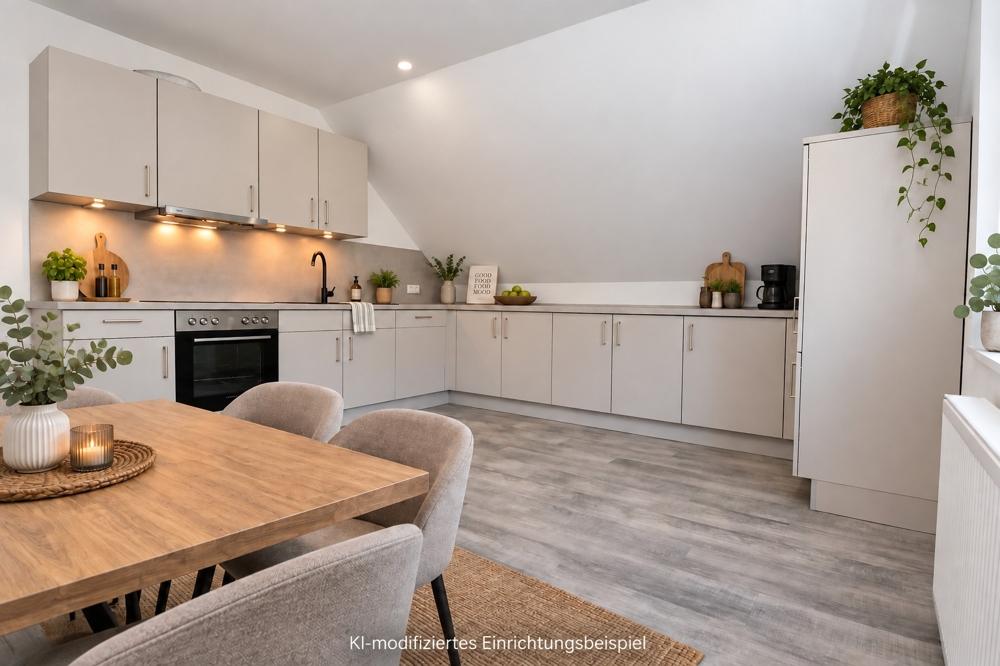 Großzügig Wohnen mit Dachterrasse - attraktive Dachgeschosswohnung mit Einbauküche in Gehlenberg - Foto 4