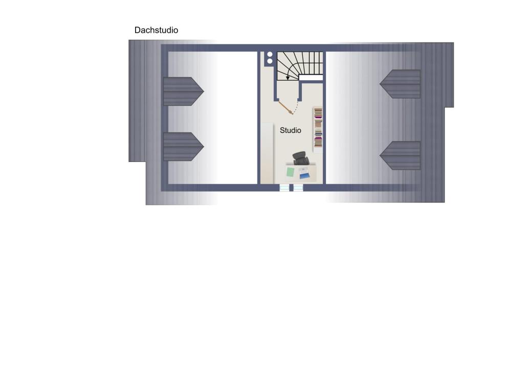 Grundriss Dachstudio